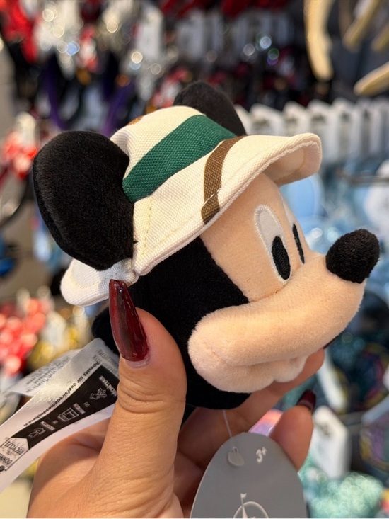 Disney Minnie & Mickey Plush safari Headband Set - 2 plush only main image 6